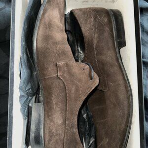 Reiss Mens Brown Lace Up Sniper Shoes, Size 9US/8UK